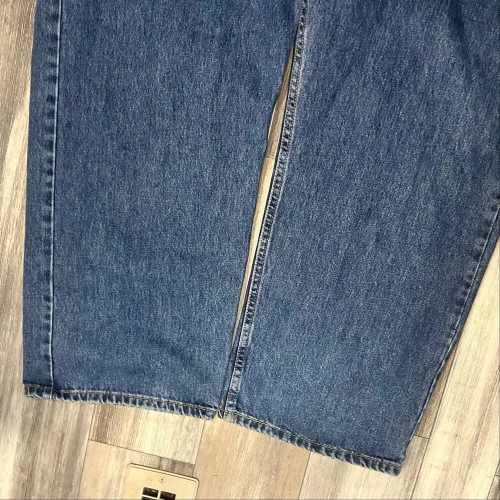 Levi's 505 Men's Jeans NWT 50x30 Big & Tall Medium Stonewash 100% Cotton Rigid